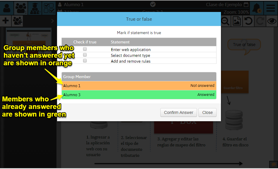 Sketchpad User Manual: Answering Group Questions