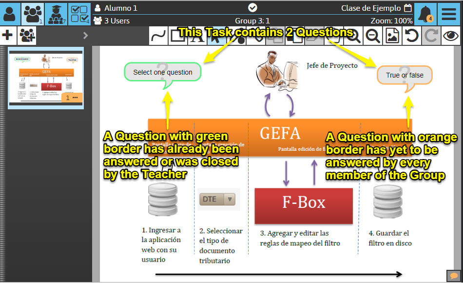 Sketchpad User Manual: Task with Questions