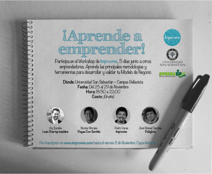 Impruvme Entrepreneurial workshop poster